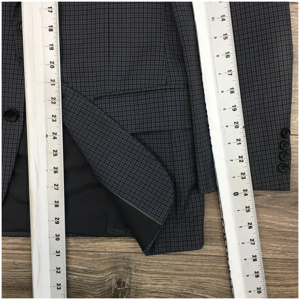 NORDSTROM Mens Wool Blazer Sport Coat Casual Jacket Size 38R Classic‎ Suit